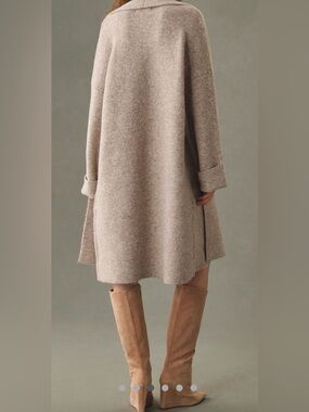 Anthropologie Soft Taupe Knit Cardigan